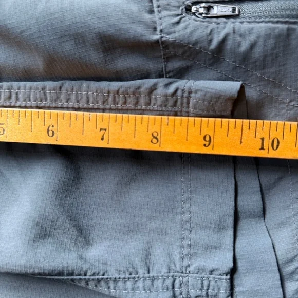 Columbia Men's 32w 10l Silver Ridge Cargo Shorts Grey Nylon AM4084 Boating Hike - Picture 11 of 13